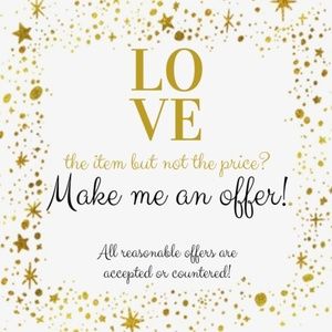 Reasonable offers accepted!